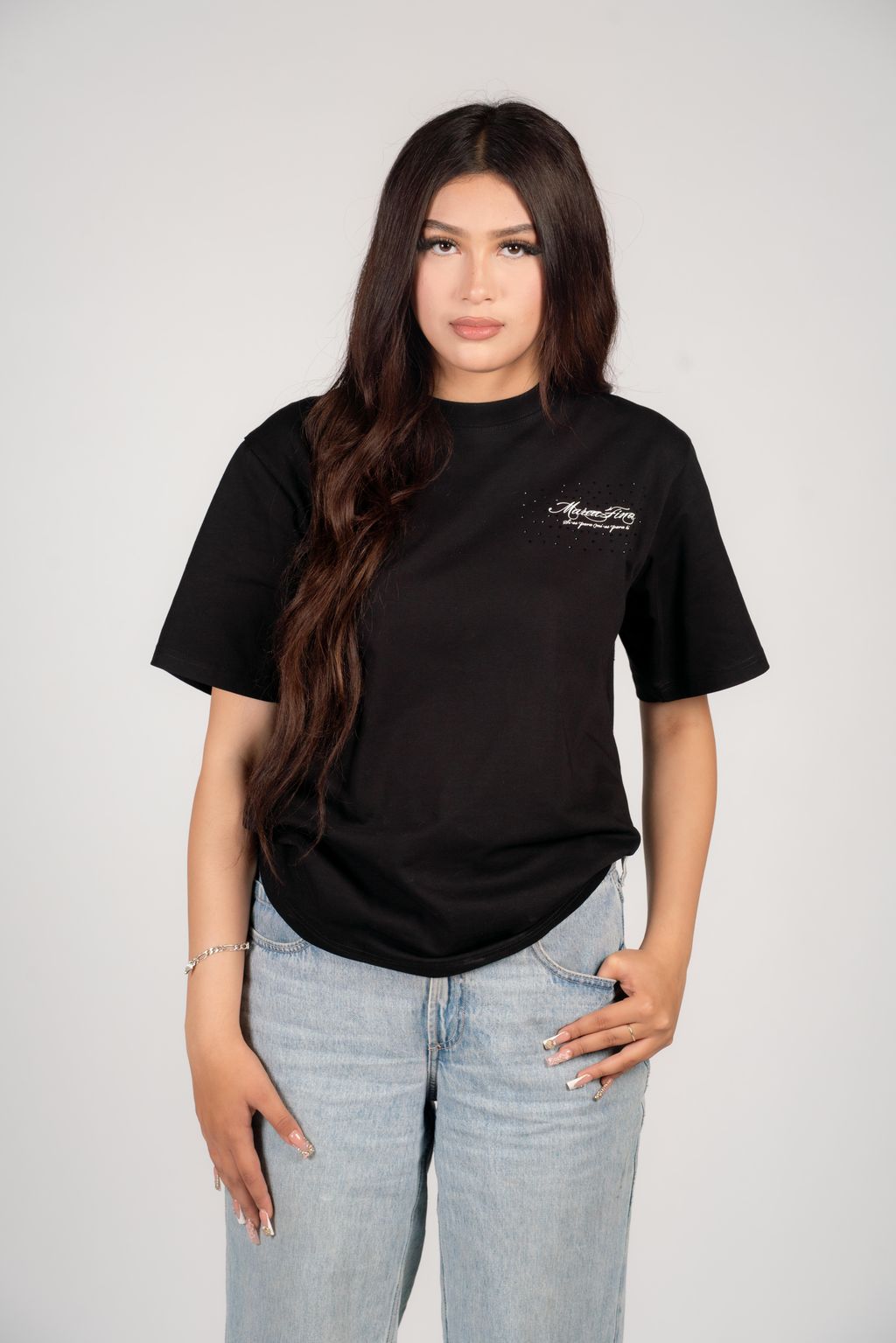 BLACK LIMITLESS GROWTH TEE RELAXED