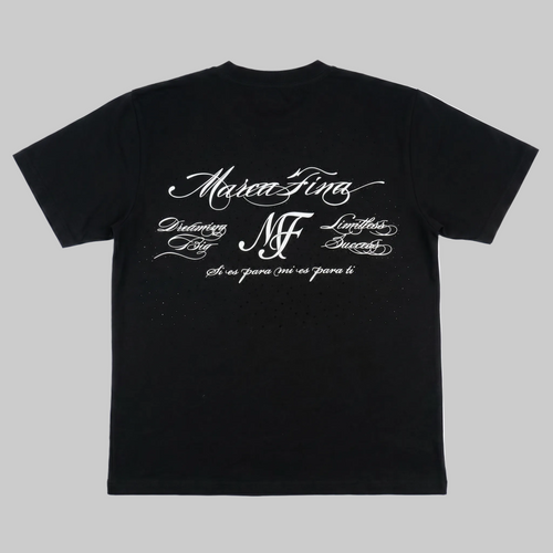 BLACK LIMITLESS GROWTH TEE RELAXED