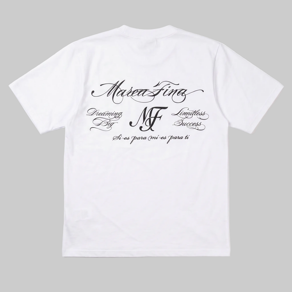 WHITE LIMITLESS GROWTH RELAXED TEE