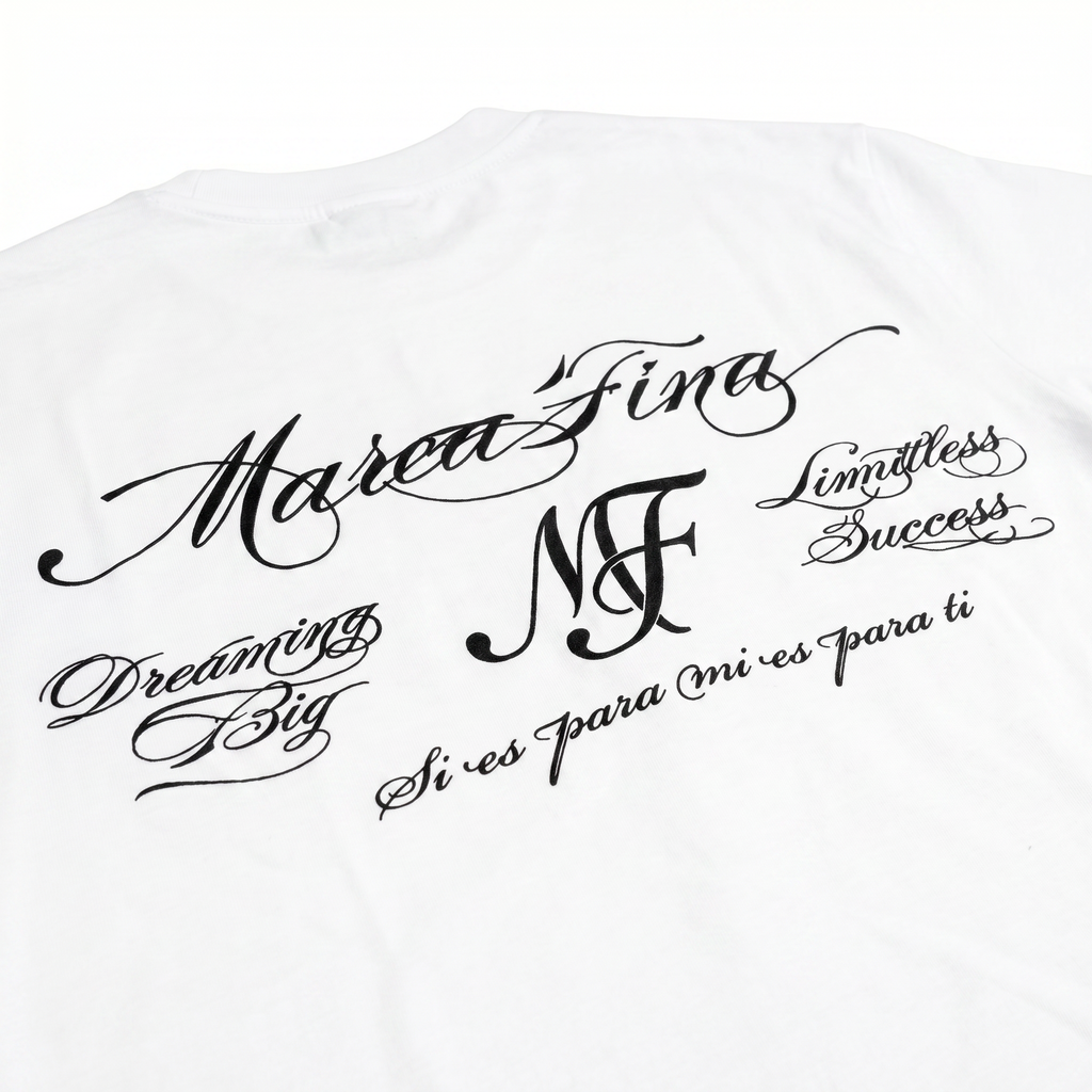 WHITE LIMITLESS GROWTH RELAXED TEE