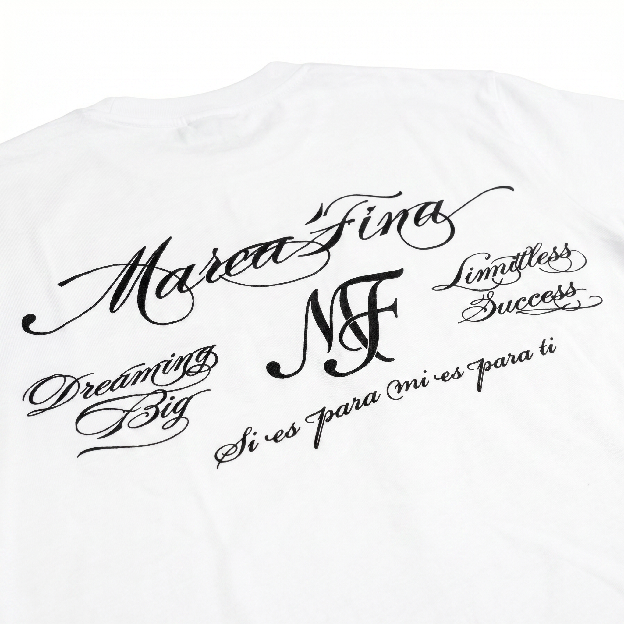WHITE LIMITLESS GROWTH RELAXED TEE