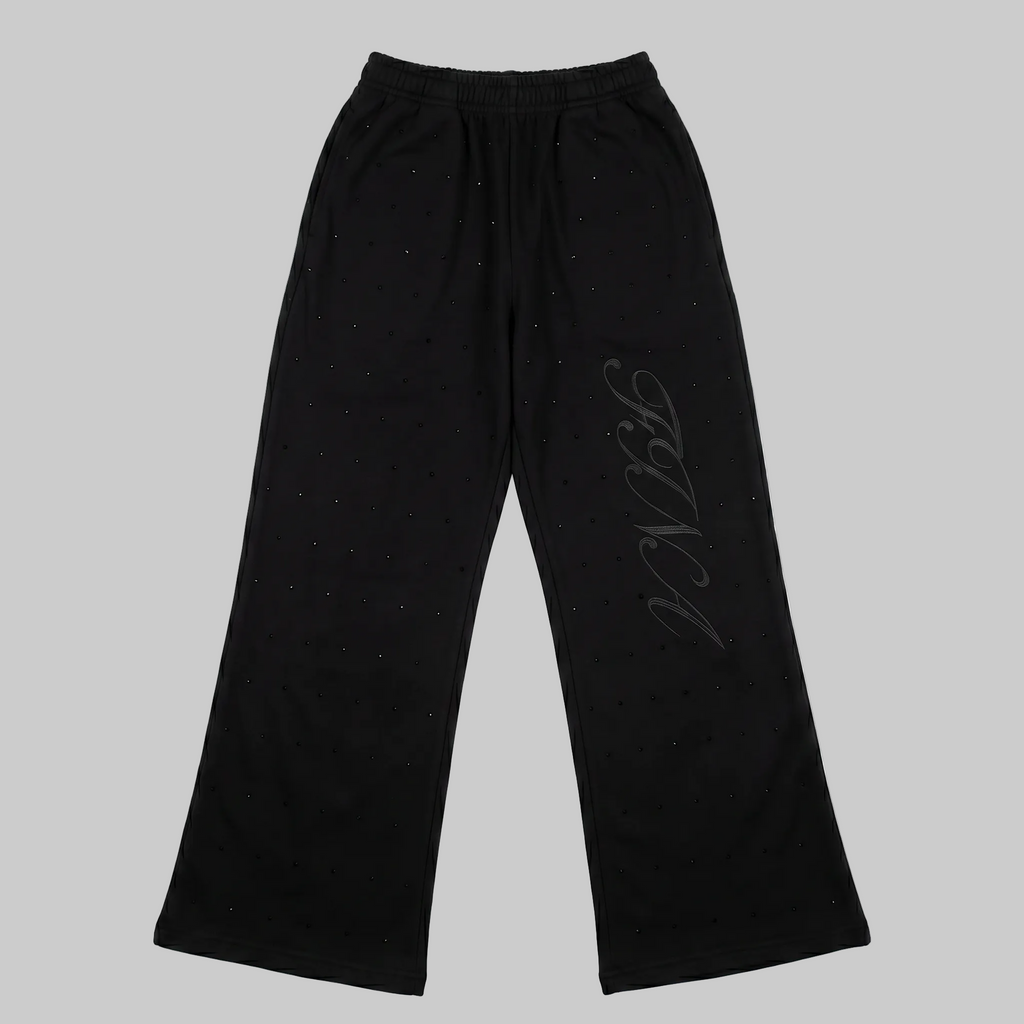 FINA CRYSTALS STRAIGHT LEG SWEAT PANT